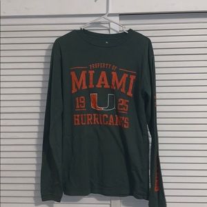 Miami Hurricanes Long Sleeve Shirt